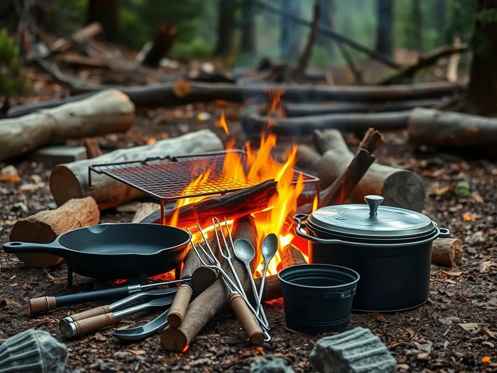 Campfire cooking tools and accessories