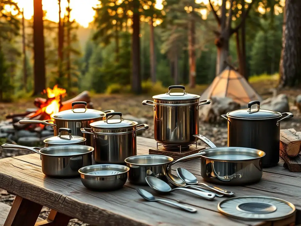 campfire cook set