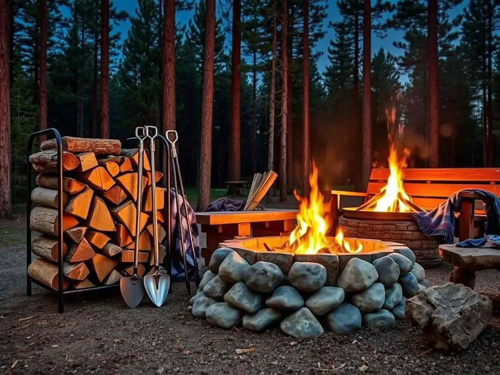 Campfire wood accessories