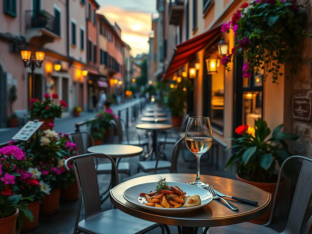 Solo dining in Rome